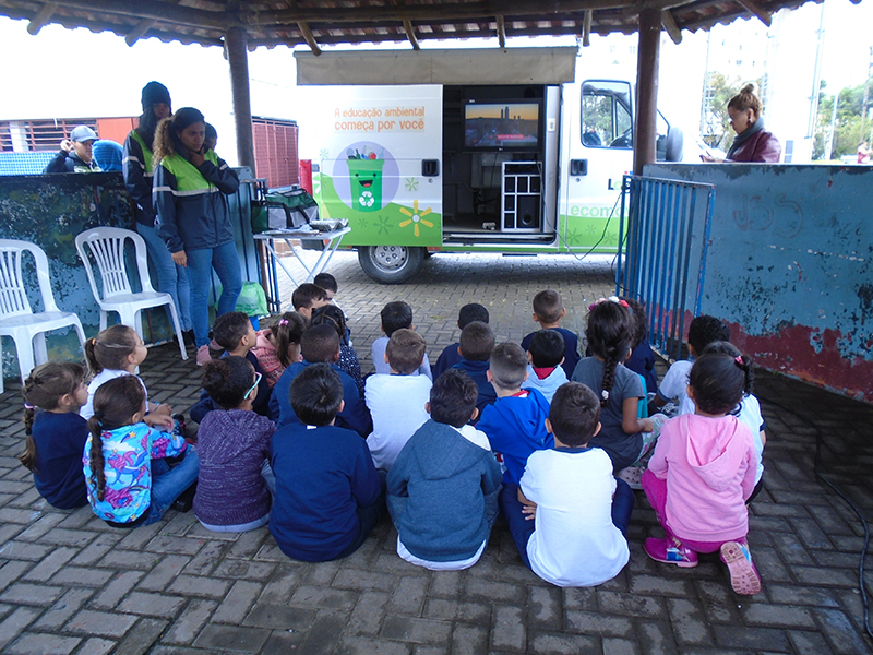 Ecomovel em escola